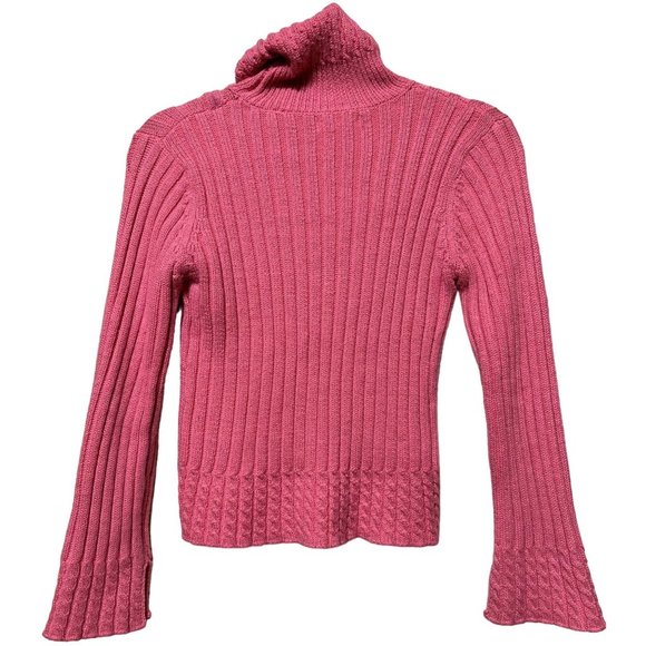 Christie Brooks Brand Pink Sweater Acrylic Blend Girl's Large (14) - Picture 2 of 9
